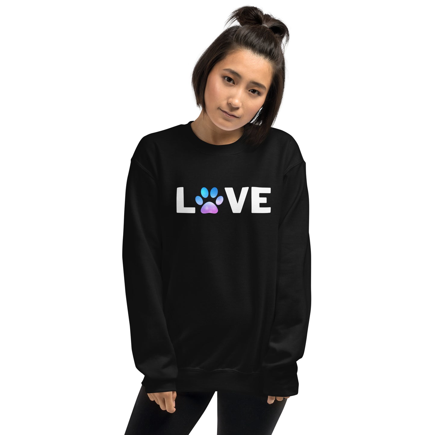 Pullover "Dog Love" Letter