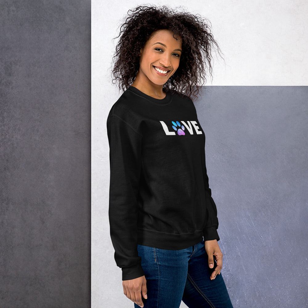Pullover "Dog Love" Letter