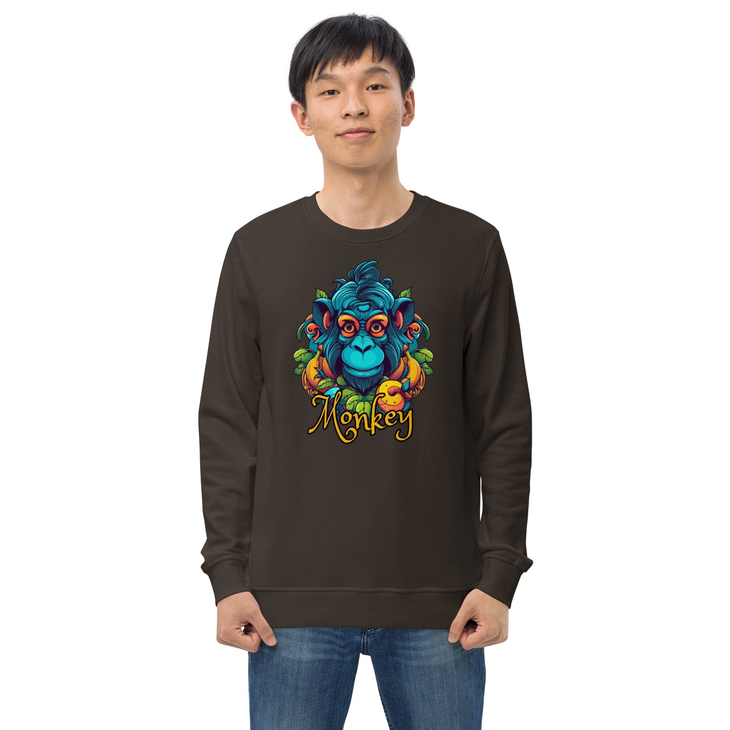 Herren Bio-Pullover Monkey