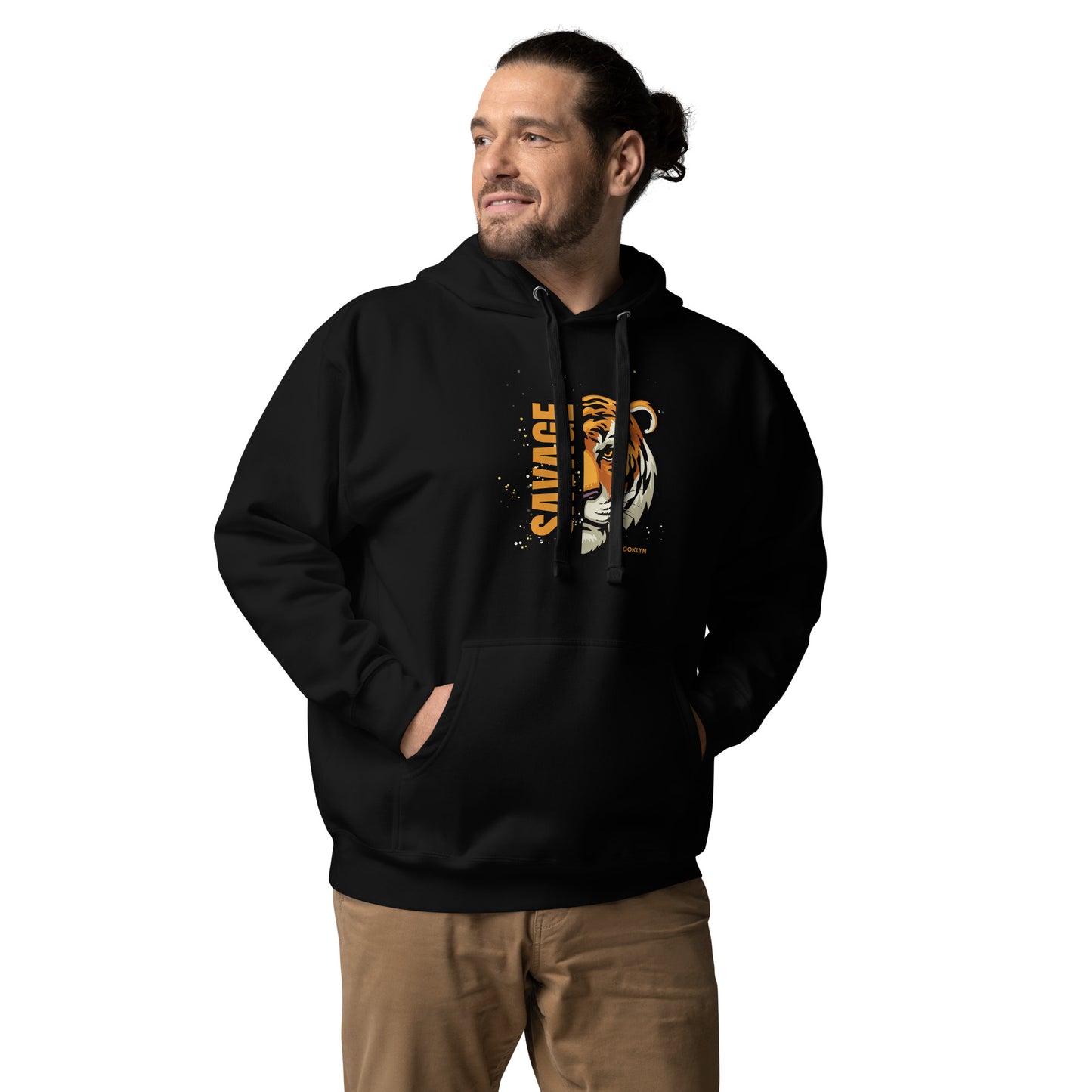 Herren Hoodie "Savage Tiger"