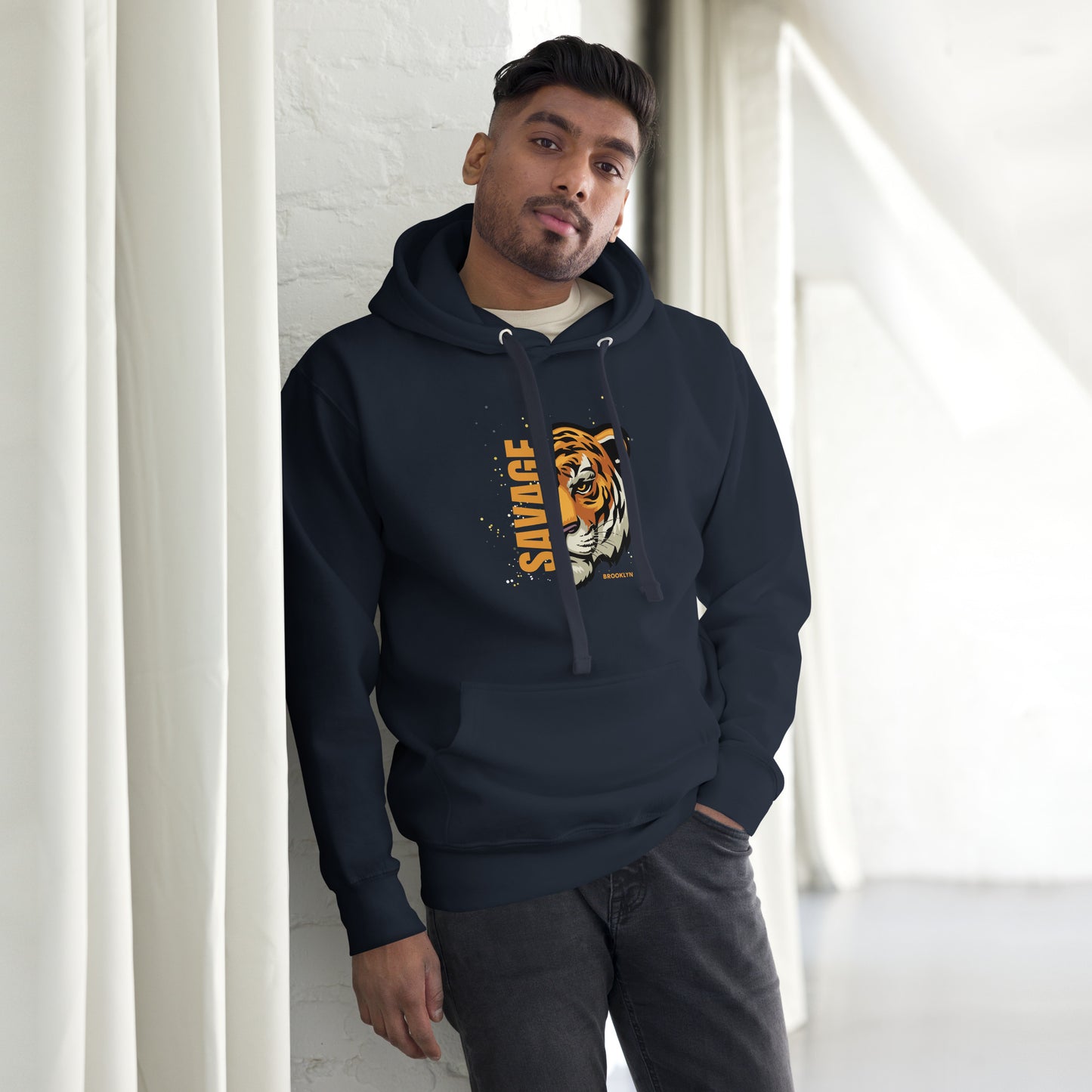 Herren Hoodie "Savage Tiger"