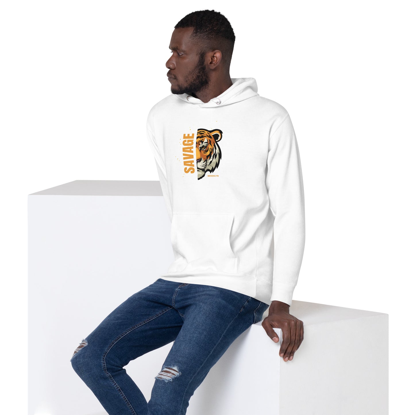 Herren Hoodie "Savage Tiger"